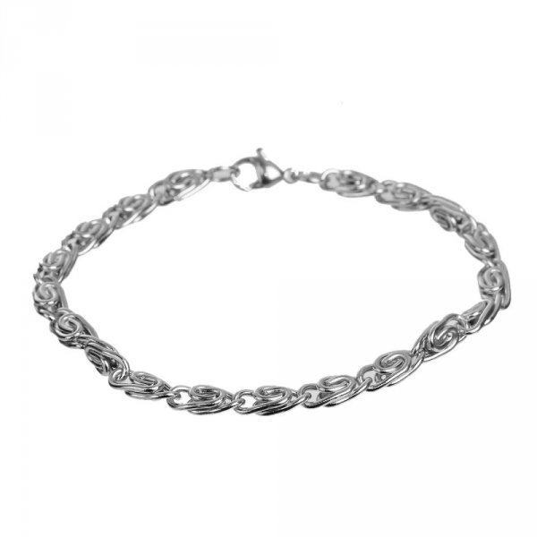 Armband N&deg;06 aus 304 Edelstahl, 21,5 cm lang