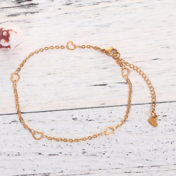 Armband N&deg;09 aus 304 rostfreiem Stahl, 23 cm lang