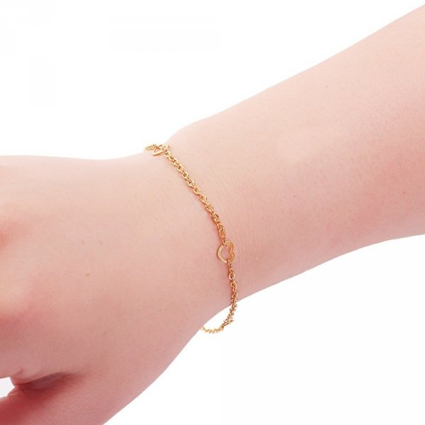 Armband N&deg;09 aus 304 rostfreiem Stahl, 23 cm lang