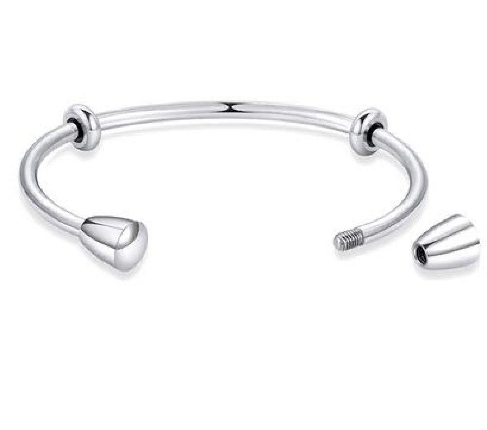 Bracelet Rigide Acier Inoxydable N°12 Argent