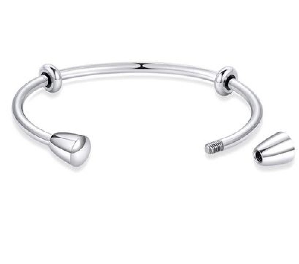 Bracelet Rigide Acier Inoxydable N°12 Argent