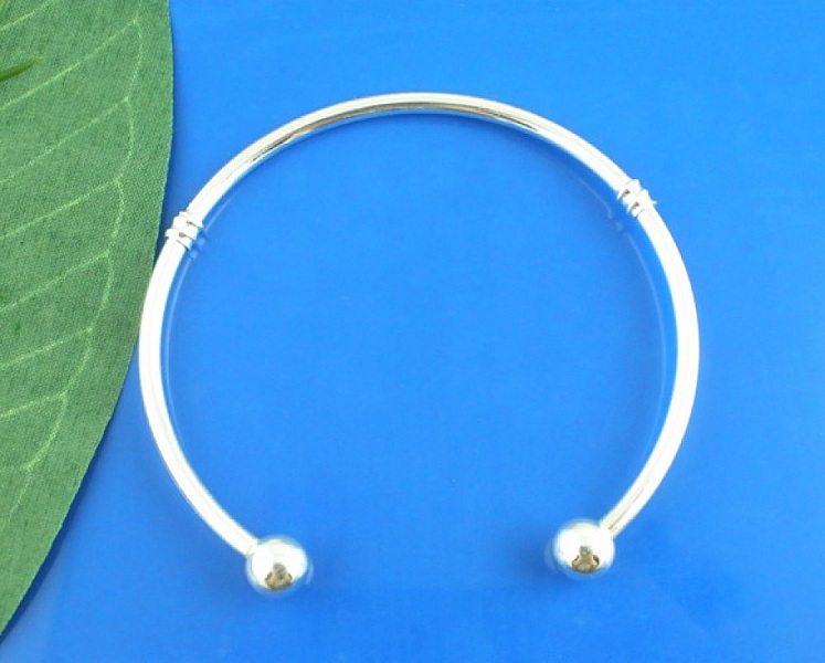 Bracelet Rigide N&deg;05 Argent 19 cm