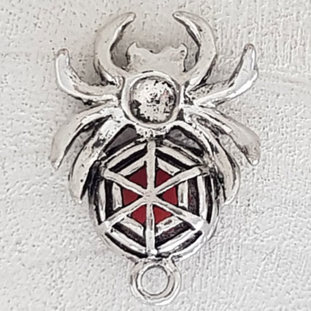 Spinne Nr. 04 Silber Charm