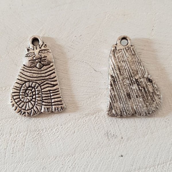 Katze Charm Nr. 23 Silber
