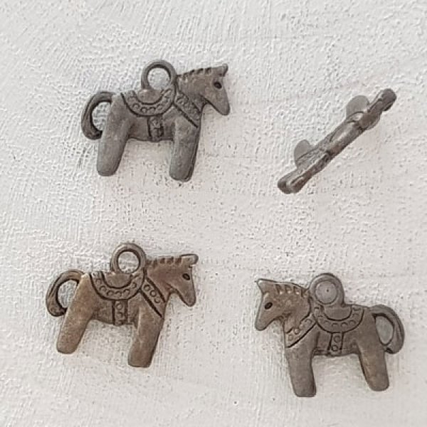 Breloque Cheval N&deg;05 x 4 pi&egrave;ces