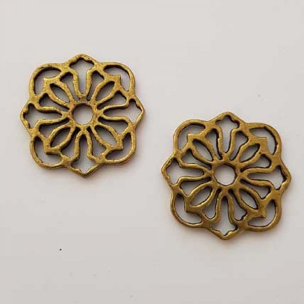 Breloque Divers N&deg;012 Bronze Fleur