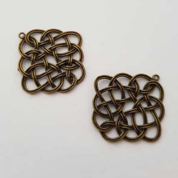 Breloque Divers N&deg;030 Fleur Bronze