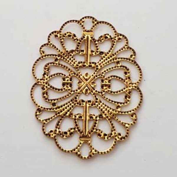 Breloque Divers N&deg;048 Connecteur Dor&eacute;