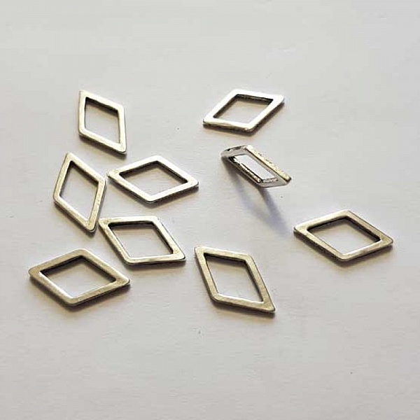 Charm Divers Nr. 095 Anh&auml;nger Verbinder Raute