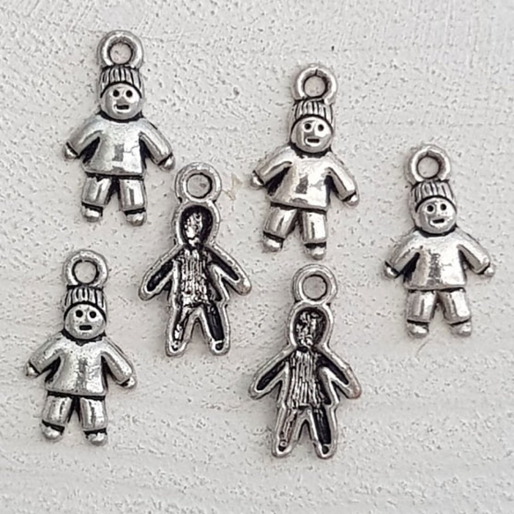 Kinder Charm Nr. 58 Junge Silber