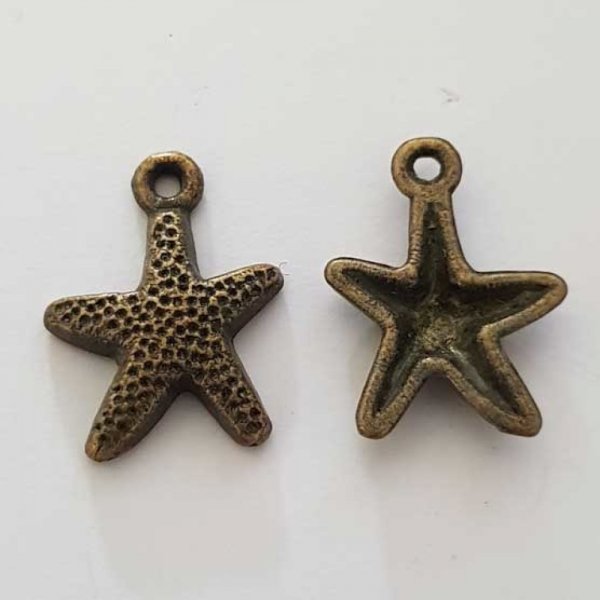 Breloque Etoile De Mer N&deg;08 Cuivre