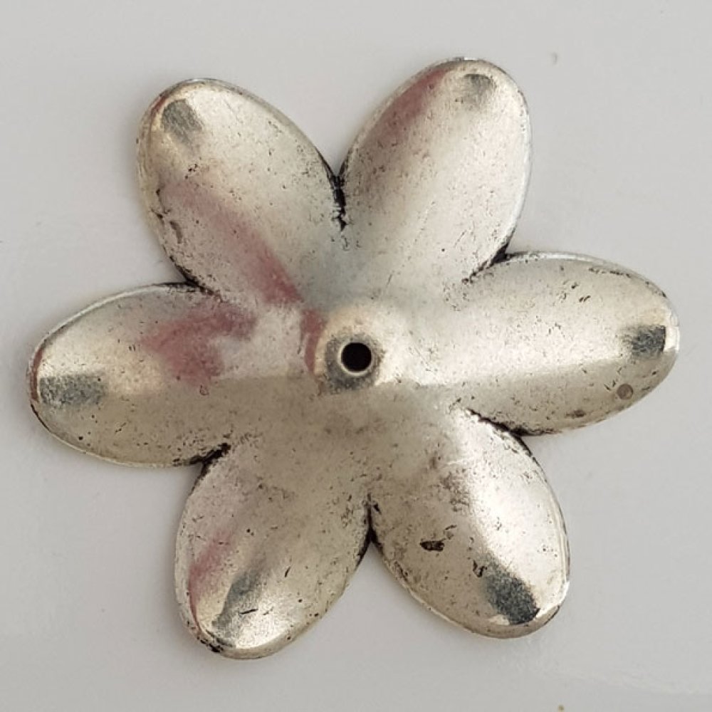 CCB Blume Charm Nr. 002 Silber