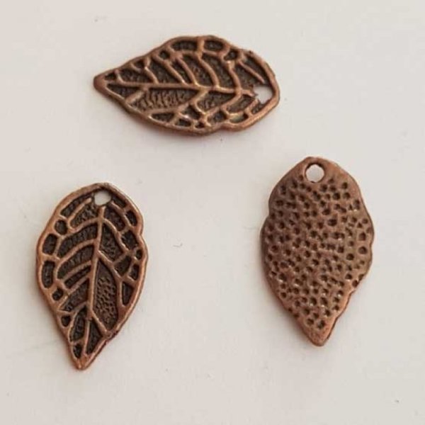 Breloque Fleur M&eacute;tal N&deg;155 Cuivre