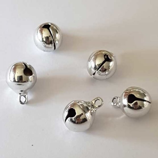 Breloque Grelot Argent Vieilli 10 x 13 mm N&deg;21