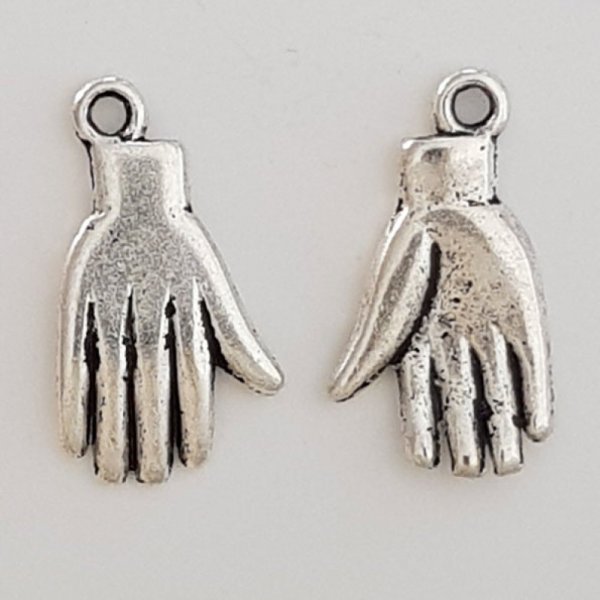 Hand Charm N&deg;04 Silber