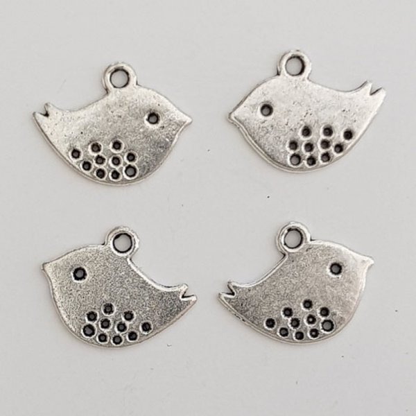 Vogel Charm Nr. 02 x 2 St&uuml;ck