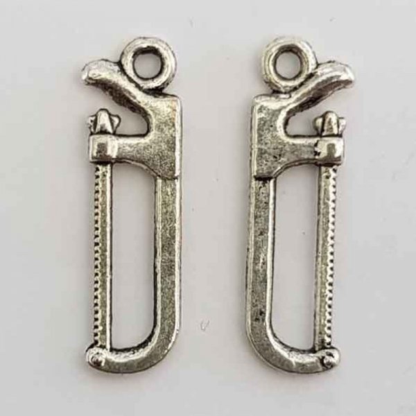 Charm Werkzeug S&auml;ge Nr. 01 Silber