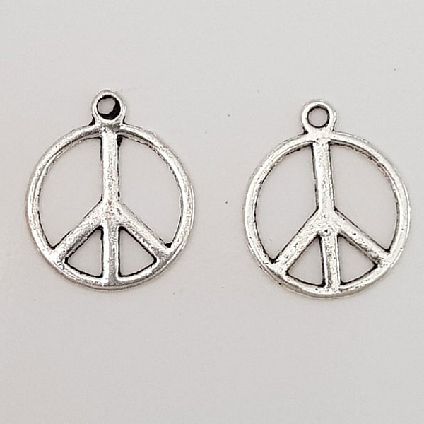 Peace &amp; Love Charm N&deg;05 Silber 