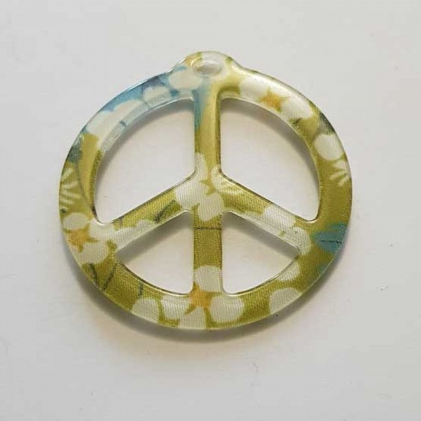 Breloque Peace & Love N&deg;17 Vert