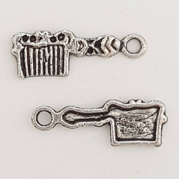 Charm Haarkamm Frisur N&deg;04-01 Silber