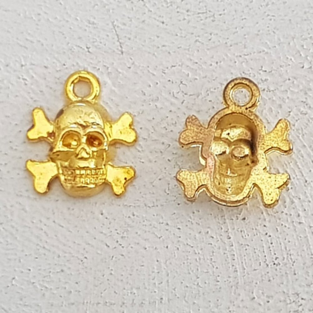 Totenkopf Charm Nr. 15