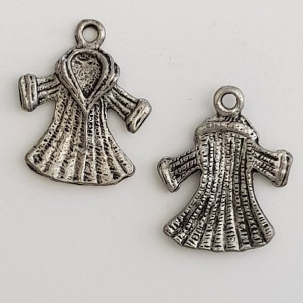 Charm Kleidungsst&uuml;ck Jacke Nr. 01 Silber.