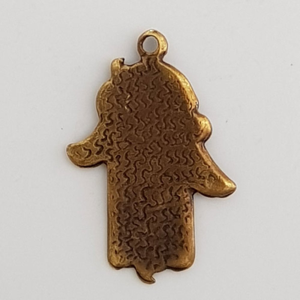 Hamsa Handform Charm Nr. 03 Bronze