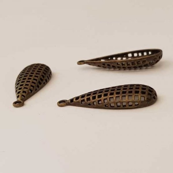 Breloque goutte N&deg;08-01 Bronze