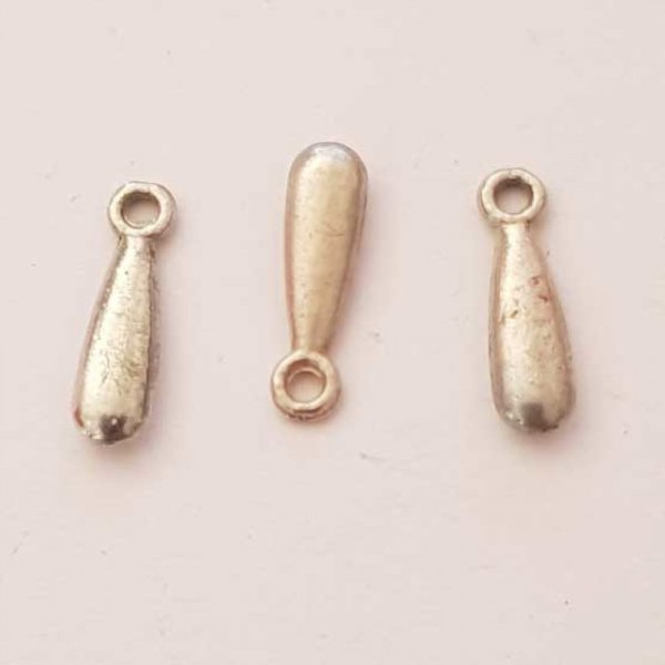 Breloque goutte N&deg;09-01 Argent