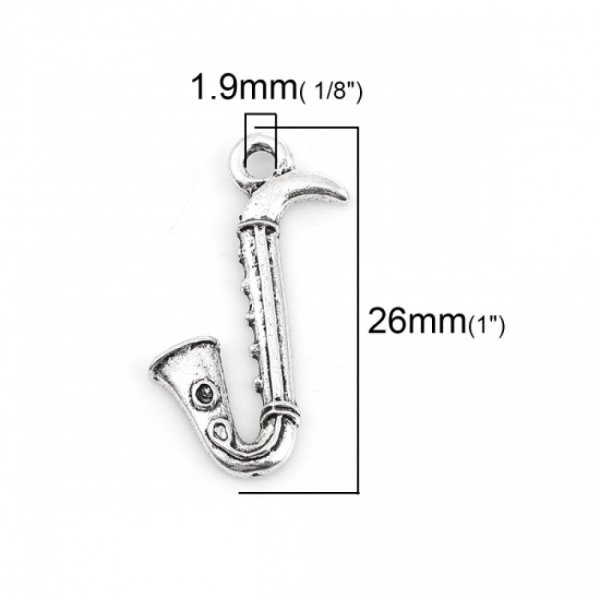 Breloque musique N&deg;51 Saxophone