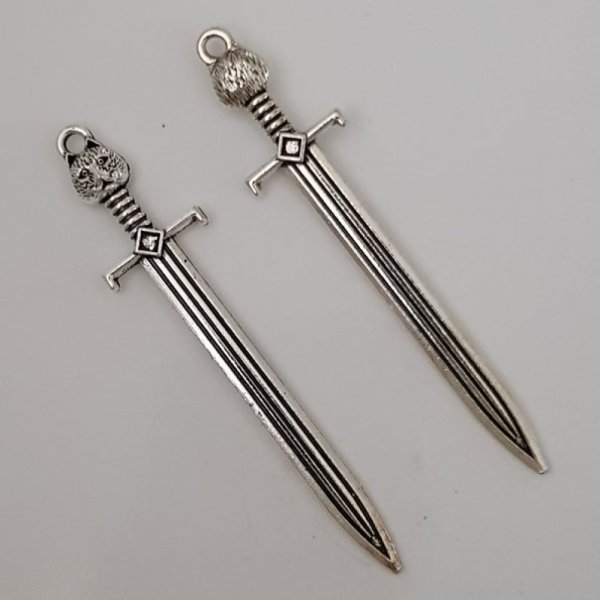 Schwert Charm Kriegsbeil Nr. 02 Silber