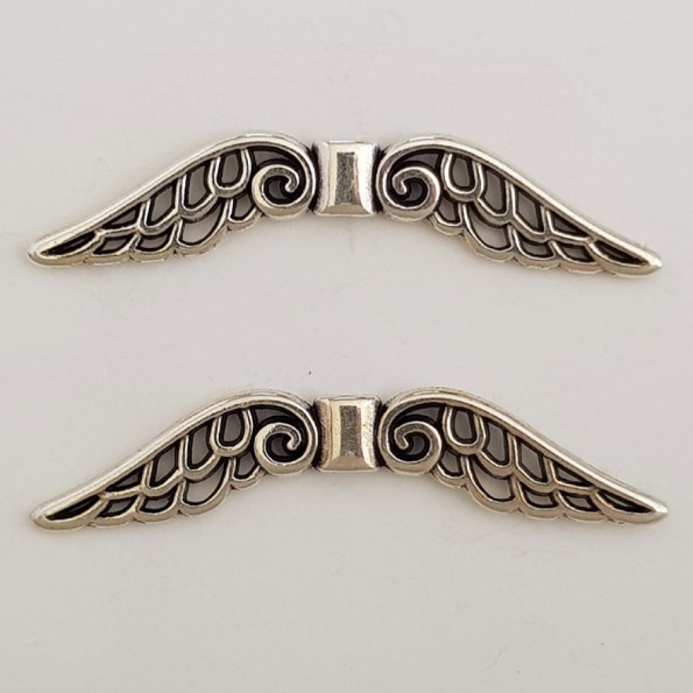 Flügel Charms Nr. 13 Silber