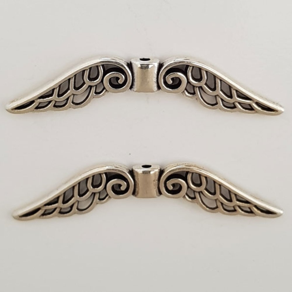 Flügel Charms Nr. 13 Silber