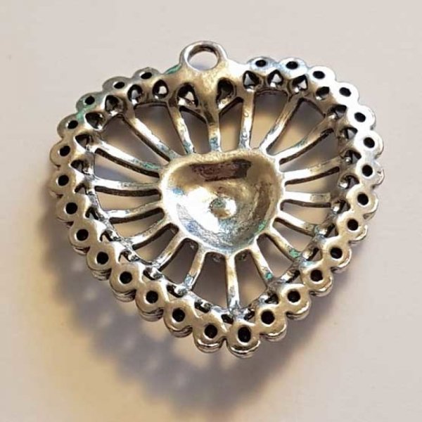 Breloques C&oelig;ur N&deg;46 Argent