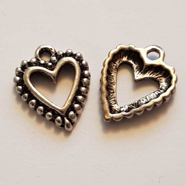 Breloques C&oelig;ur N&deg;53 Argent