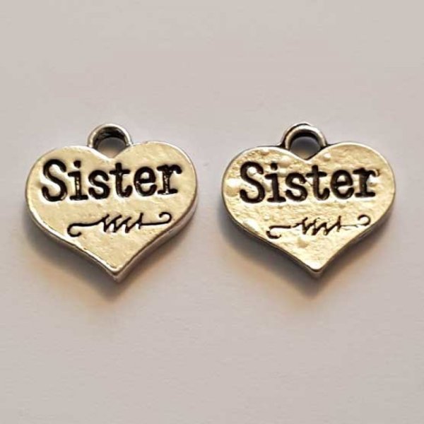 Breloques C&oelig;ur N&deg;79 Argent