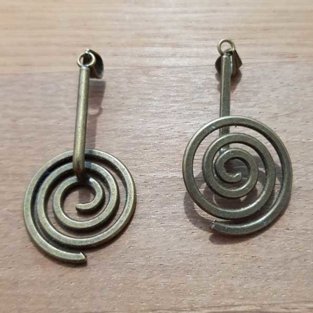 Spiralförmige Traverse GM Bronze