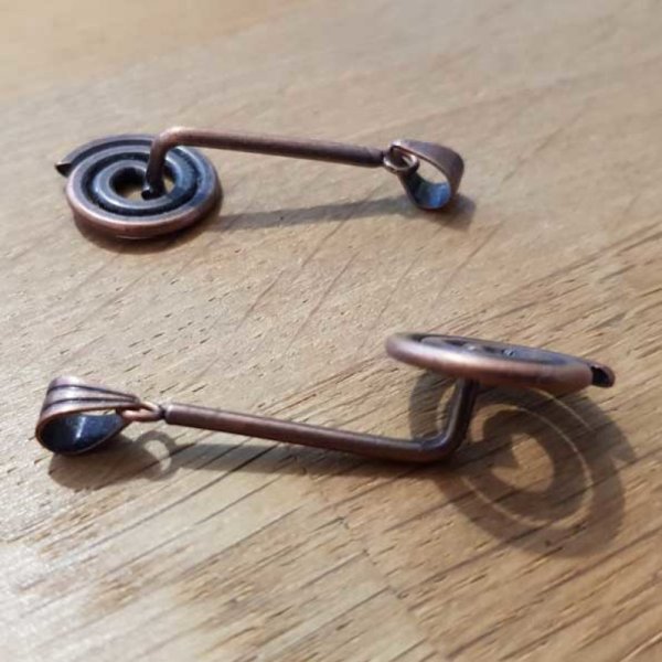 Spiralf&ouml;rmige PM-Reling Kupfer