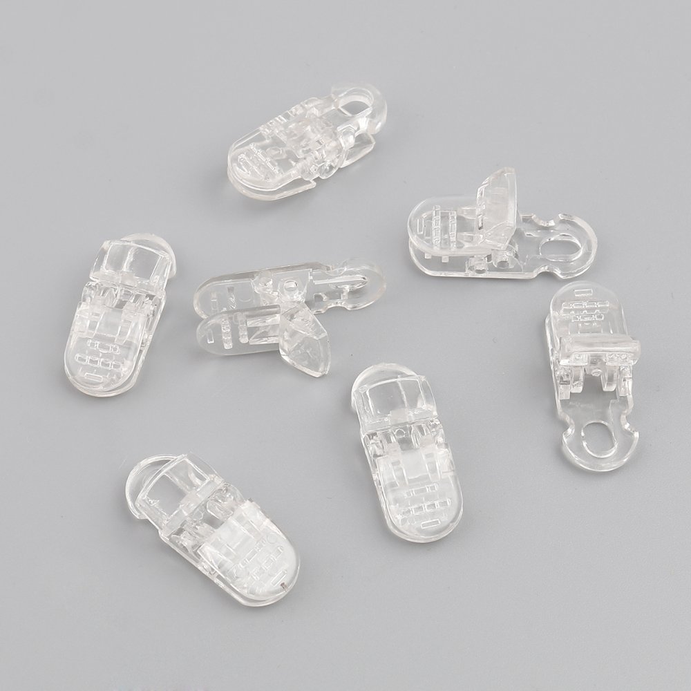 Clips Transparente Maske 3.3cm x 1.3cm x 2 Stück