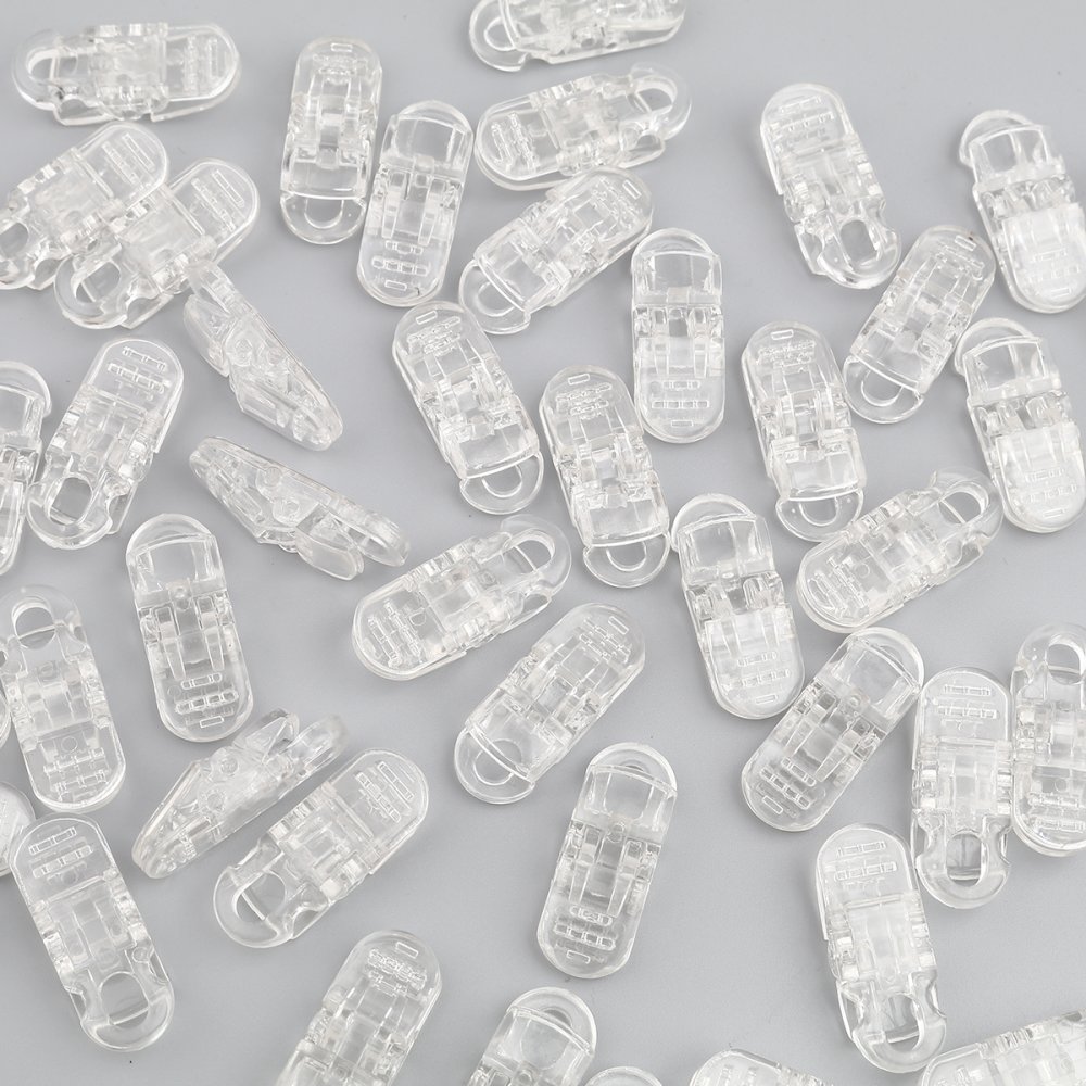Clips Transparente Maske 3.3cm x 1.3cm x 10 Stück