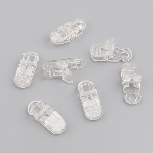 Clips Transparente Maske 3.3cm x 1.3cm x 10 St&uuml;ck
