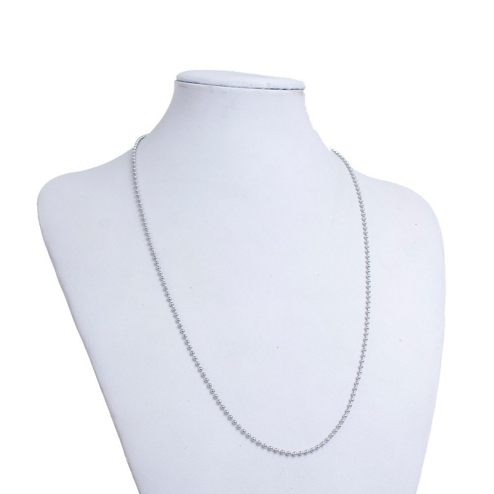 Halsband N°02 Kugelkette 304 Edelstahl 60 cm -2mm