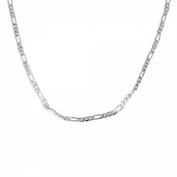 Collier N&deg;04 Plaqu&eacute; Platine 45 cm