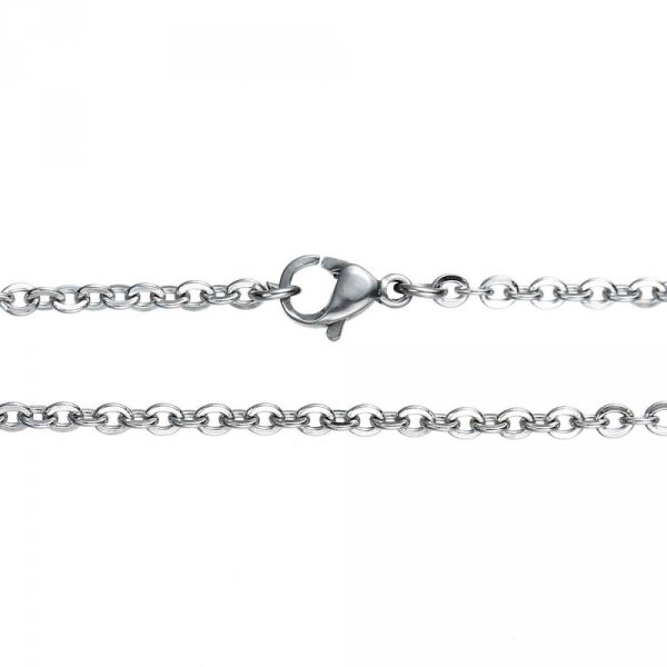 Halsband N&deg;06-03 aus rostfreiem Stahl Maschenweite Forcat 50 cm