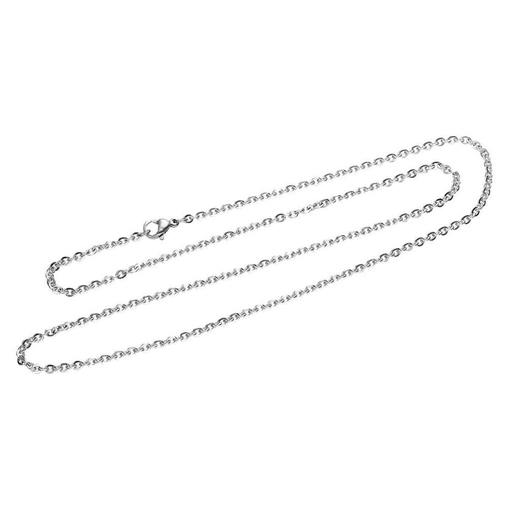 Halsband N°06-03 aus rostfreiem Stahl Maschenweite Forcat 50 cm