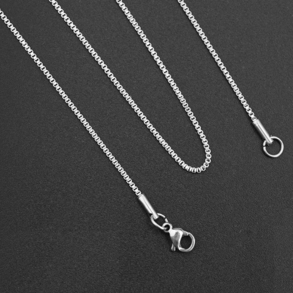 Halsband Nr. 12 aus rostfreiem Stahl 45 cm