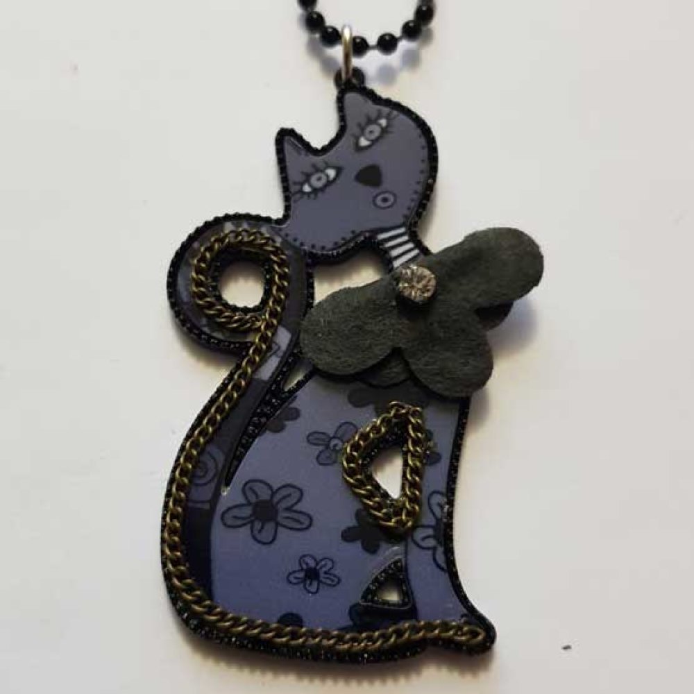 Collier chat N°03