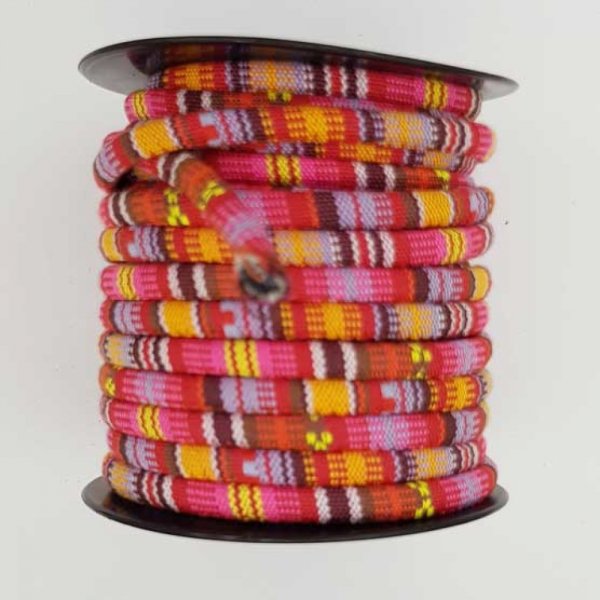 Spaghetti-Rundschnur Nr. 01 Rosa x 1 Meter