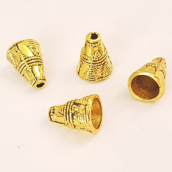 Kalottenspitze Sch&uuml;ssel Nr. 02 Vergoldet