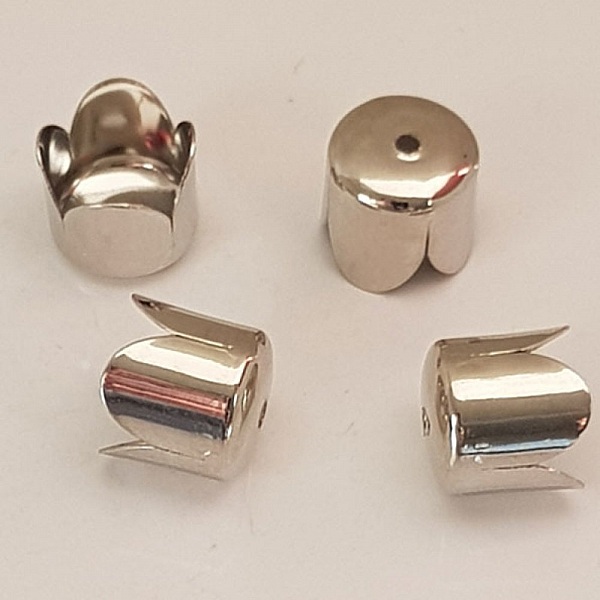 Kalottenansatz Sch&auml;lchen Nr. 06 Antiksilber